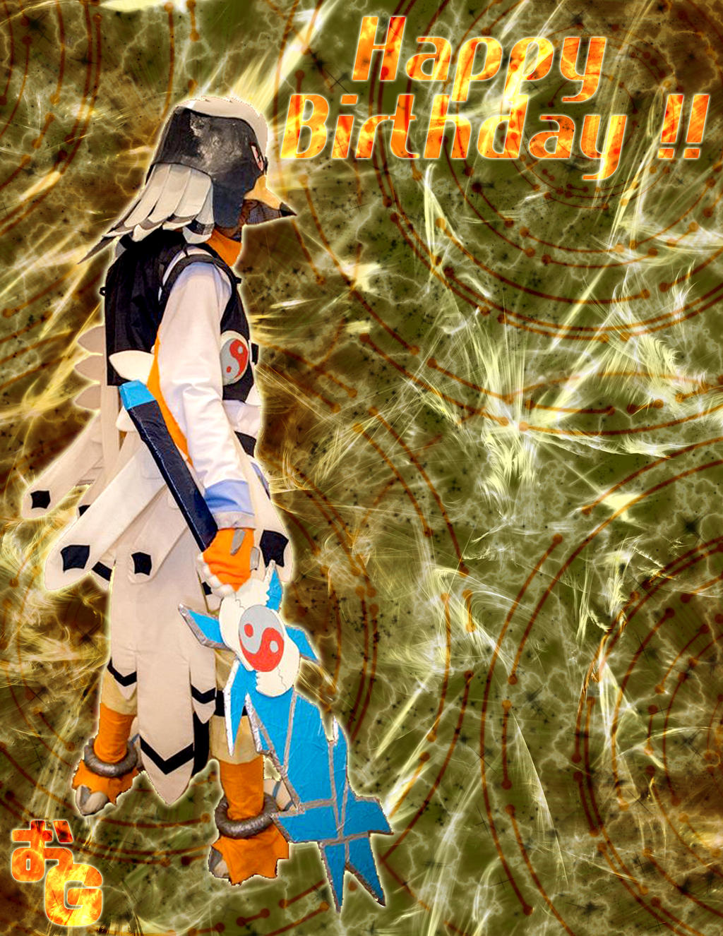 happy birthday from Fusanoshin to you !!