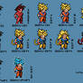 Goku Main Suits and Levels