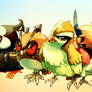 Pokemon : Common birds