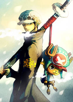 One Piece : Trafalgar Law with Chopper