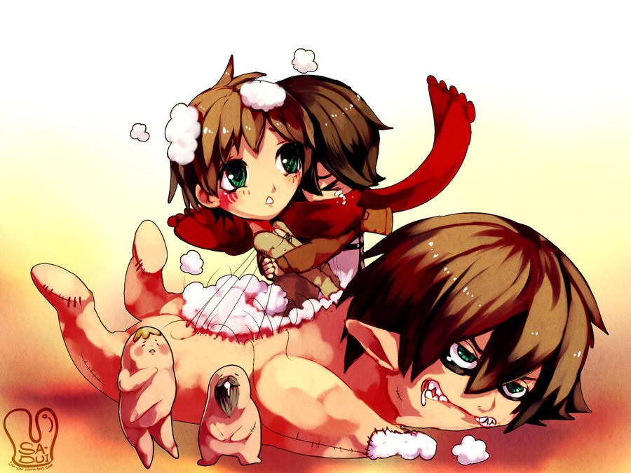 Shingeki no Kyojin : Mini Titan by Sa-Dui
