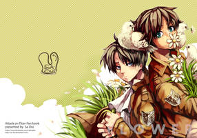 Attack on Titan : flower doujin cover