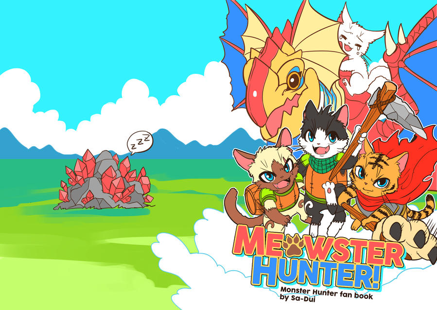 MonHun Fan book cover by Sa-Dui on DeviantArt