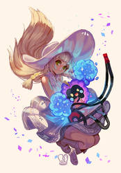 Pokemon : Lillie and Nebby by Sa-Dui