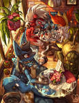 Commission : PKLucarioAlpha by Sa-Dui