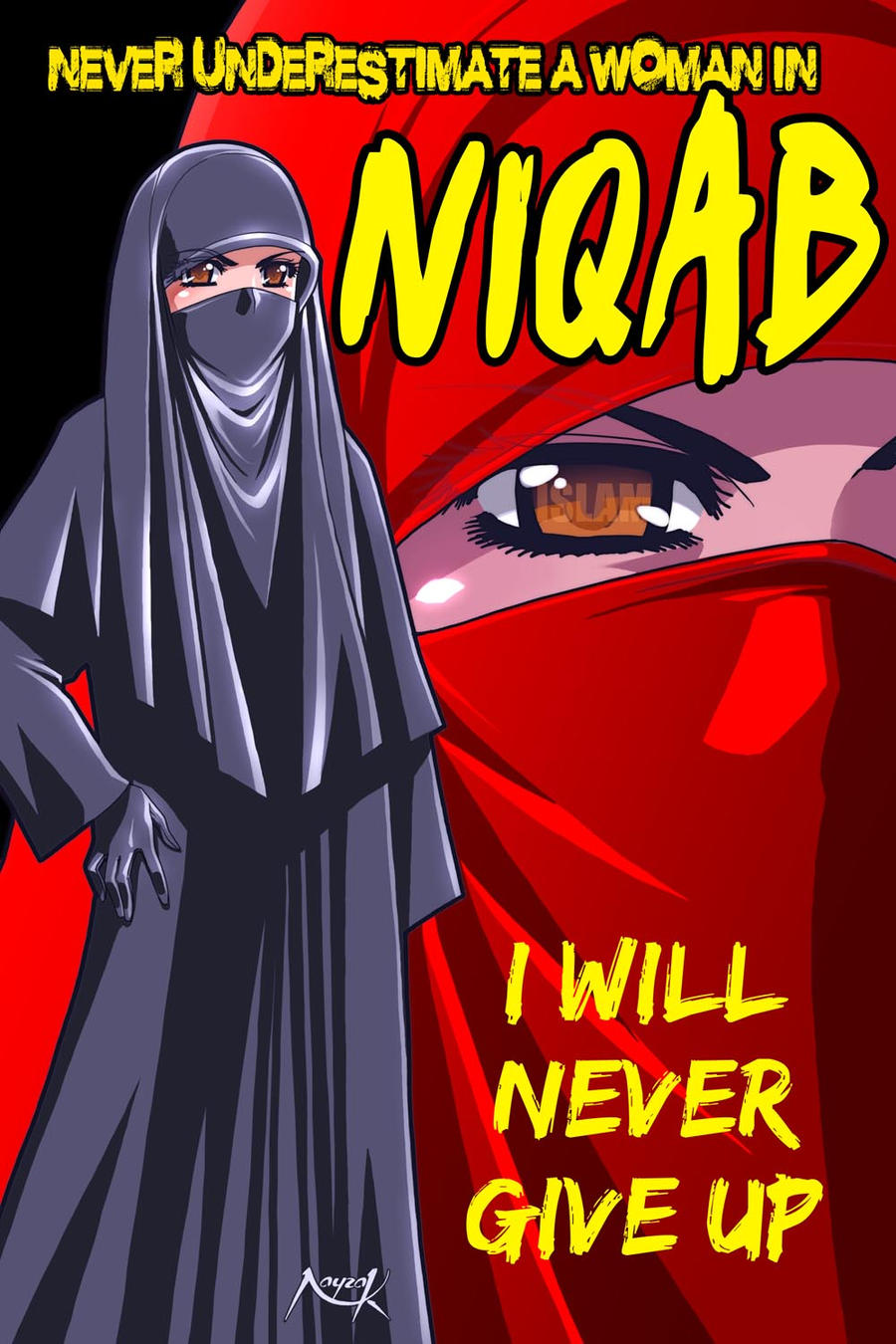 A Woman in Niqab