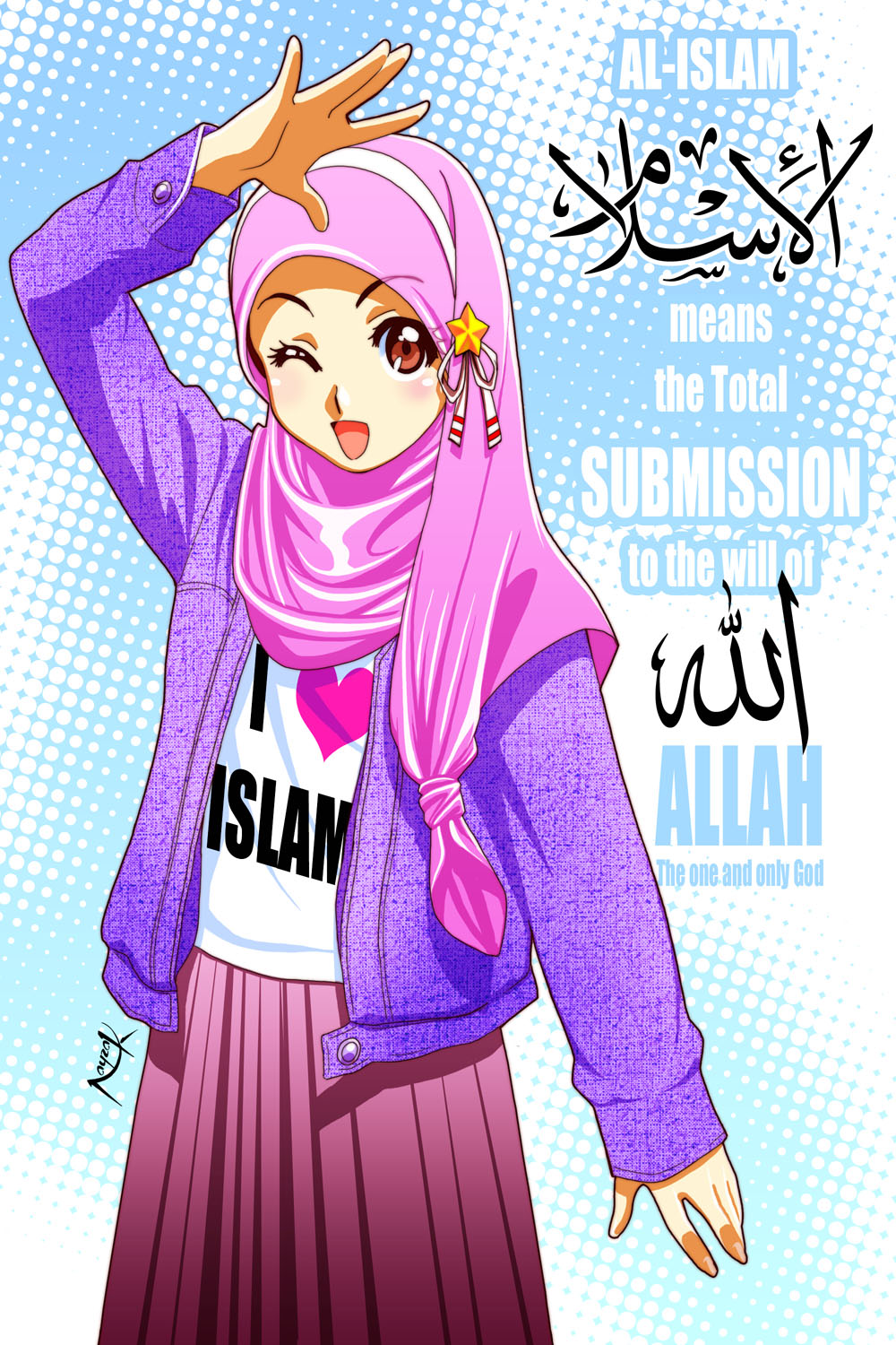 Islam Means By Nayzak On Deviantart