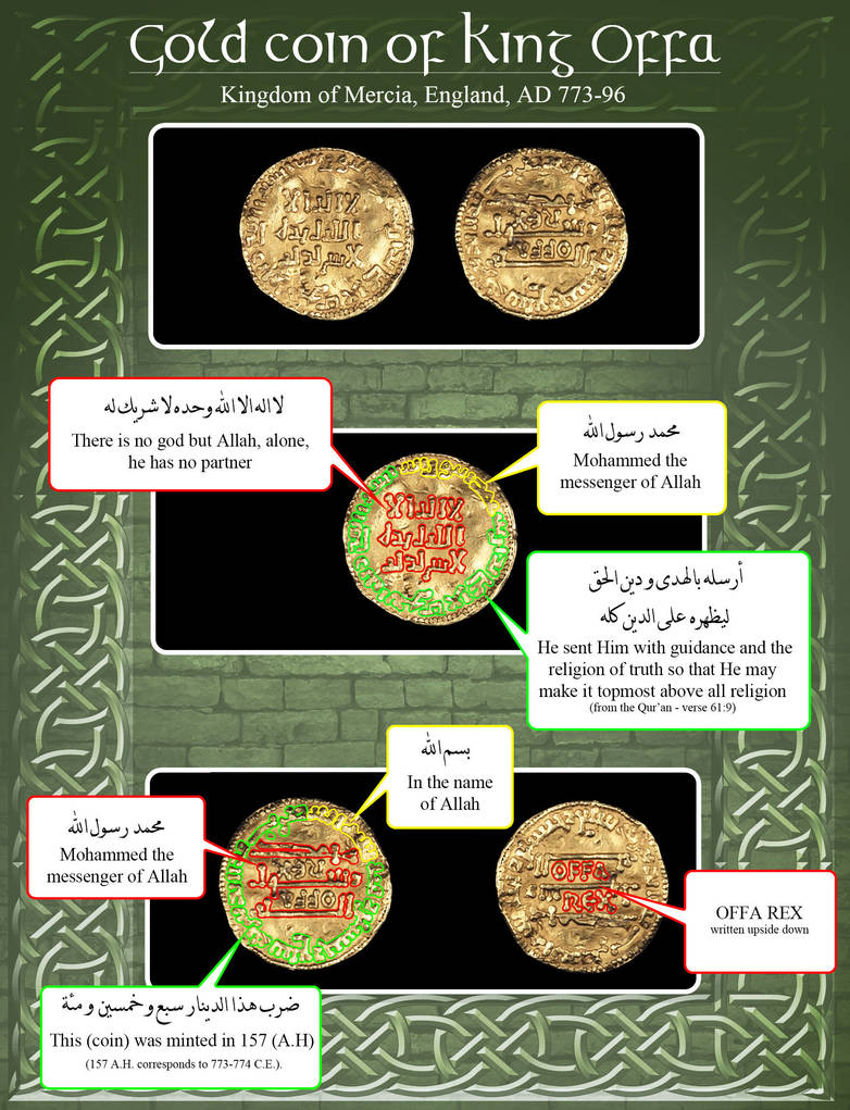 Gold coin of king Offa by Nayzak on DeviantArt