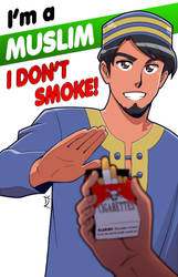 I'm a Muslim. I don't smoke