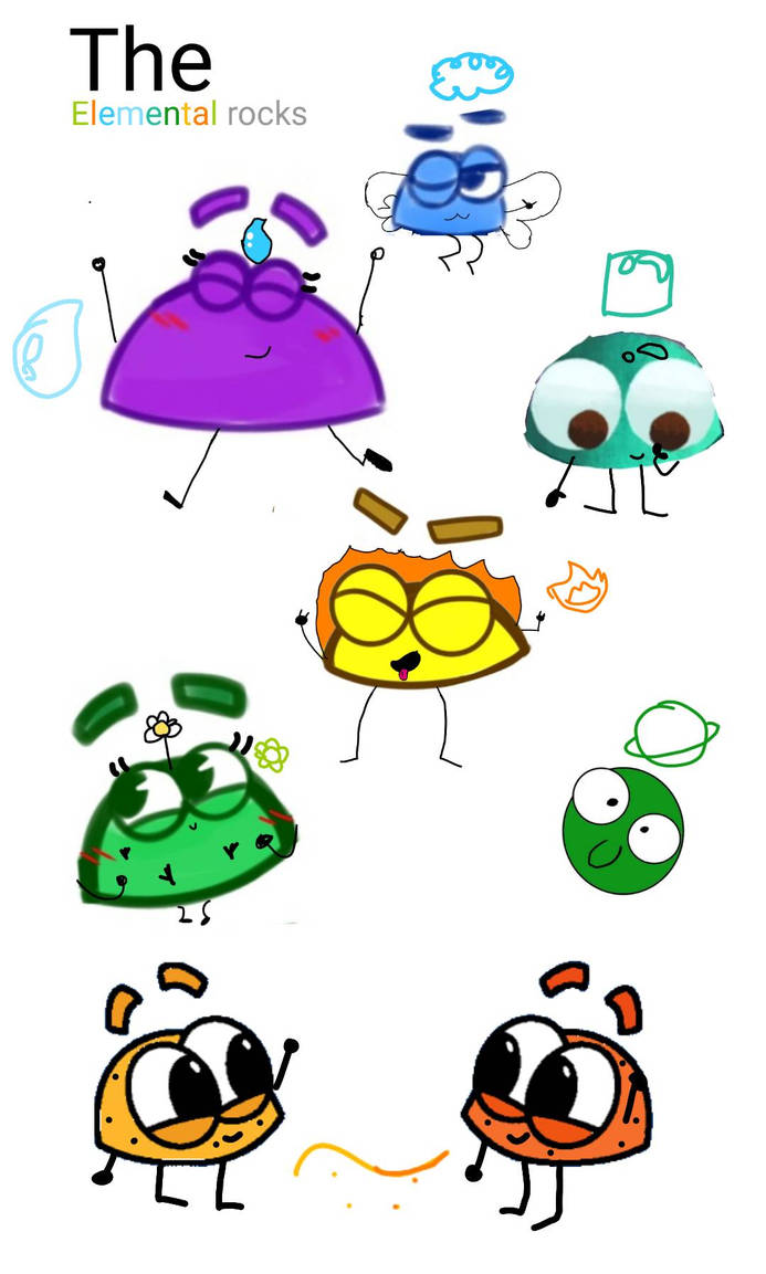 Rock Element Deviantart New show: The elemental rocks by liisukiisu2022 on DeviantArt