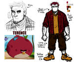 Angry Birds (Toons) : Terence Humanization