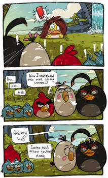 Angry Birds Toons : Chuck as Mona Litha