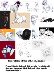 Evolution of The White Lioness