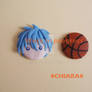 Chibi Kuroko - Bases for Brooches :3