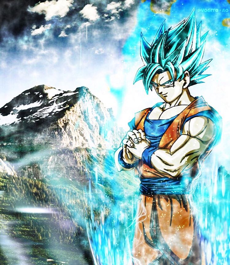 SSJ Blue Goku VS SSJ5 Goku by LordAries06 on DeviantArt