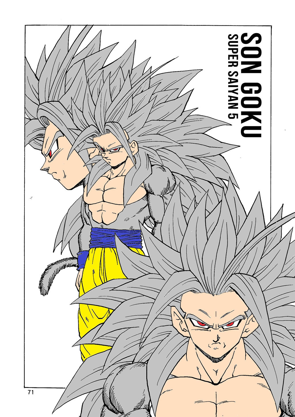 goku ssj5 by 9ary on DeviantArt  Dragon ball super manga, Dragon