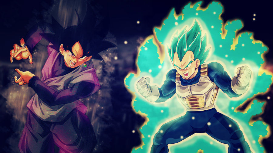 SSJ Blue Goku VS SSJ5 Goku by LordAries06 on DeviantArt