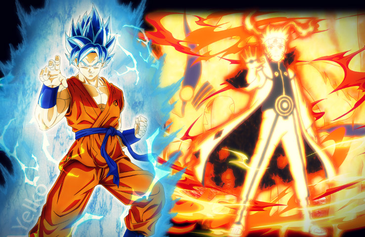 Goku Vs Naruto Wallpaper