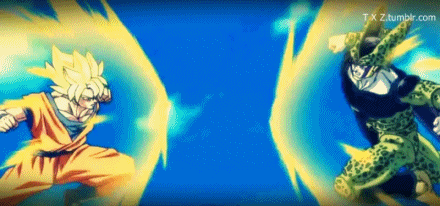 Goku VS Cell DBZ Kai by LordAries06 on DeviantArt