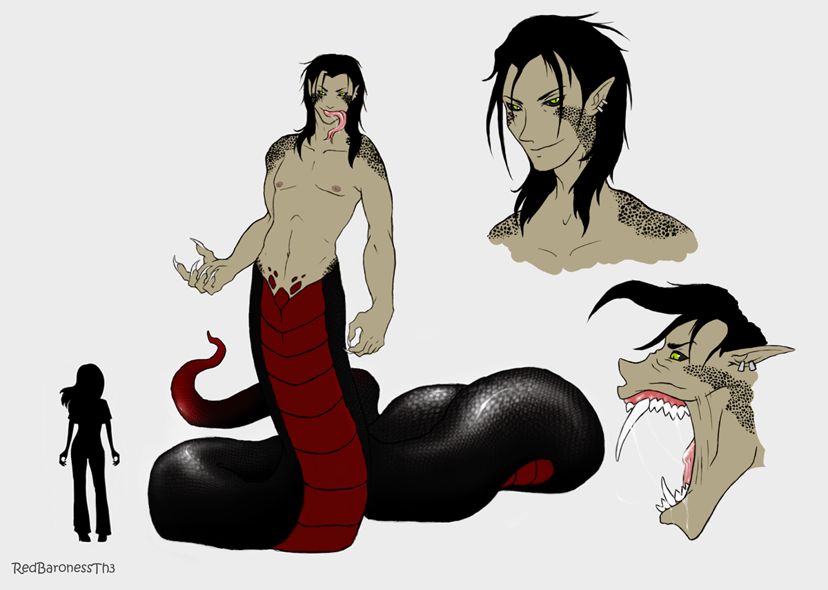 My first Naga OC - Seth