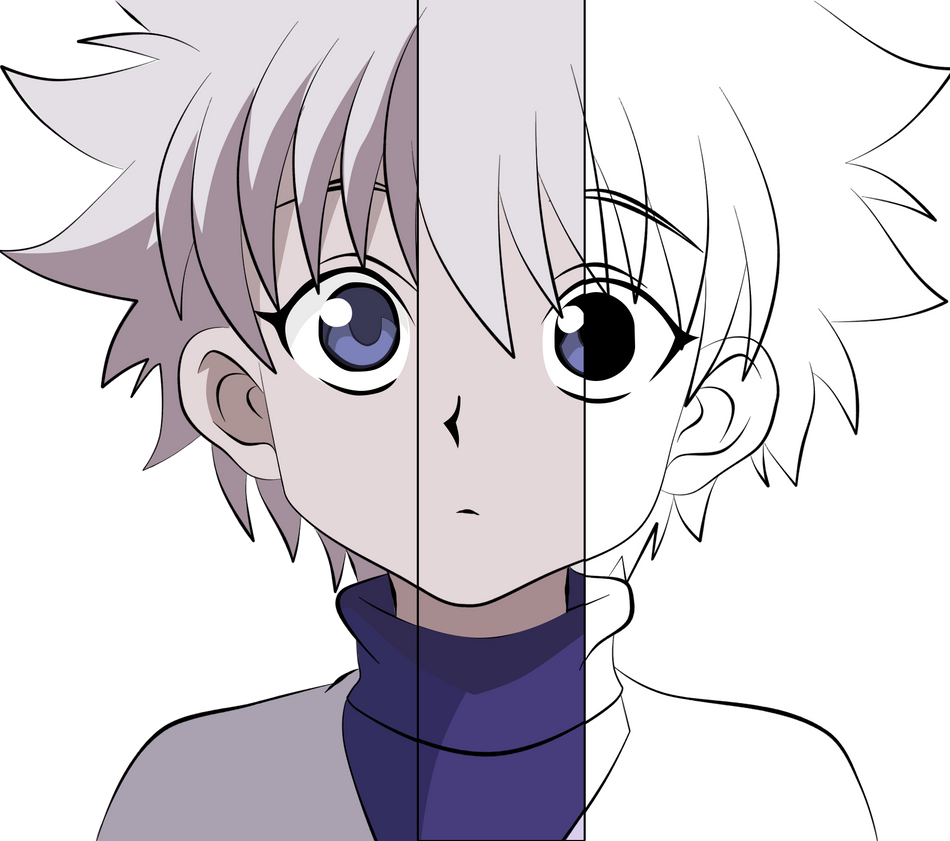 Killua Vector by nomad19 on DeviantArt
