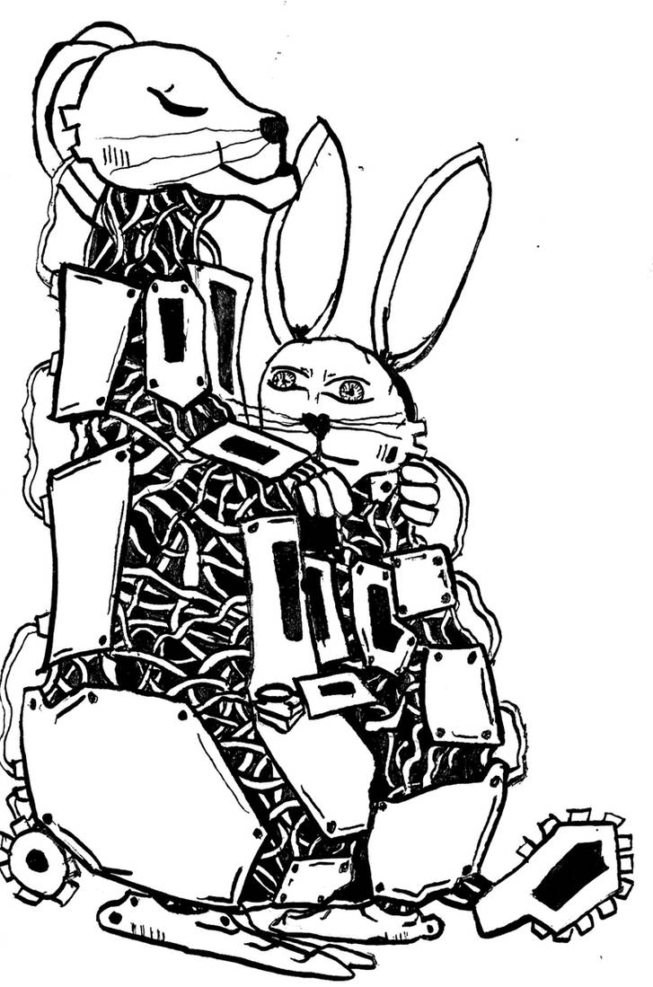 Cyber Robotic Rabit Robotic rabbits cybernetic by AdamB1564 on DeviantArt