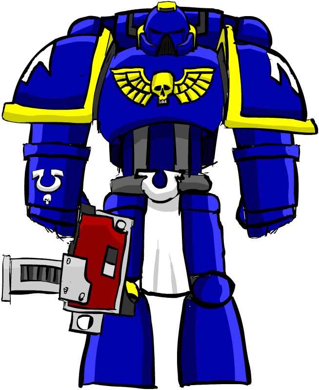 Flash Space Marine