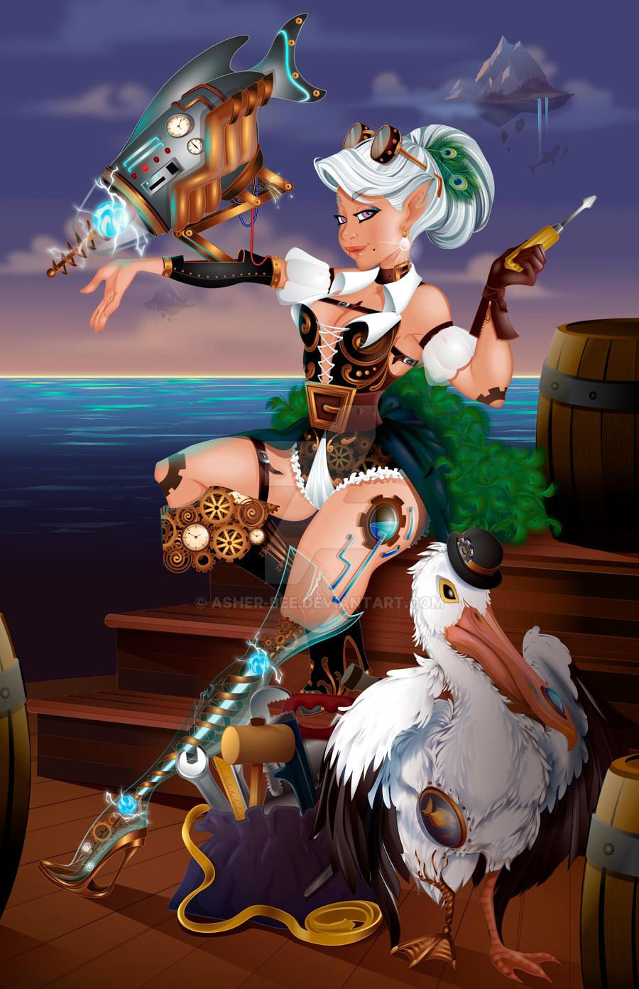 Capt. Cable V. Lightleg