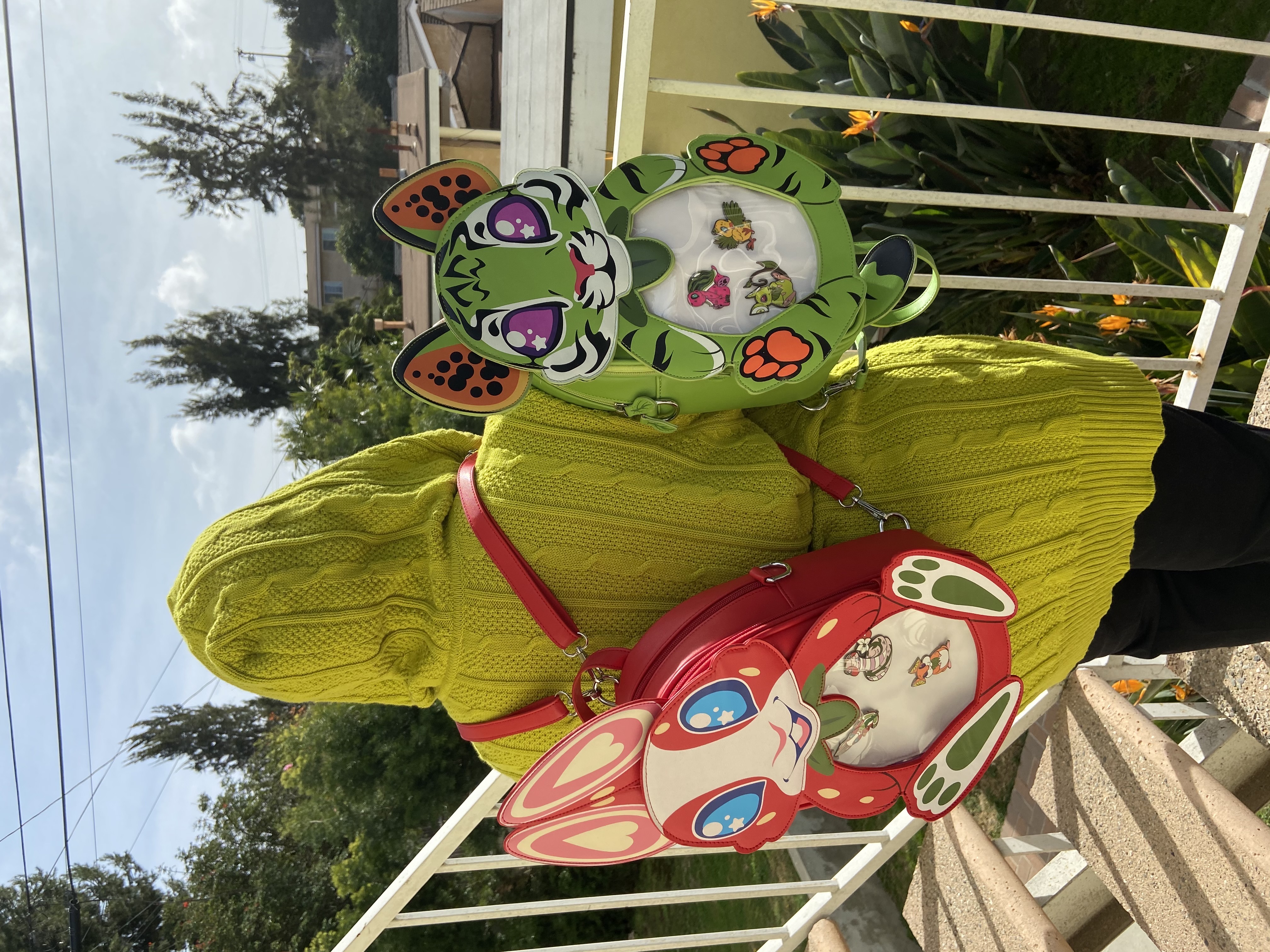 Strawbunny and Papayger Ita Bags