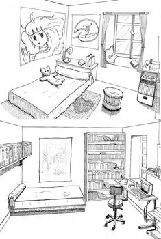 Bedrooms for a girl and a boy