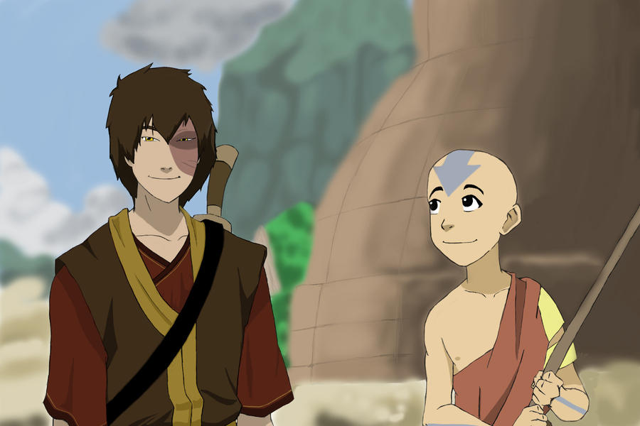 Avatar Zuko and Aang by EmotionalPenguin on DeviantArt.