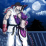 Ryu and Juri Dragon's touch Spider's Kiss