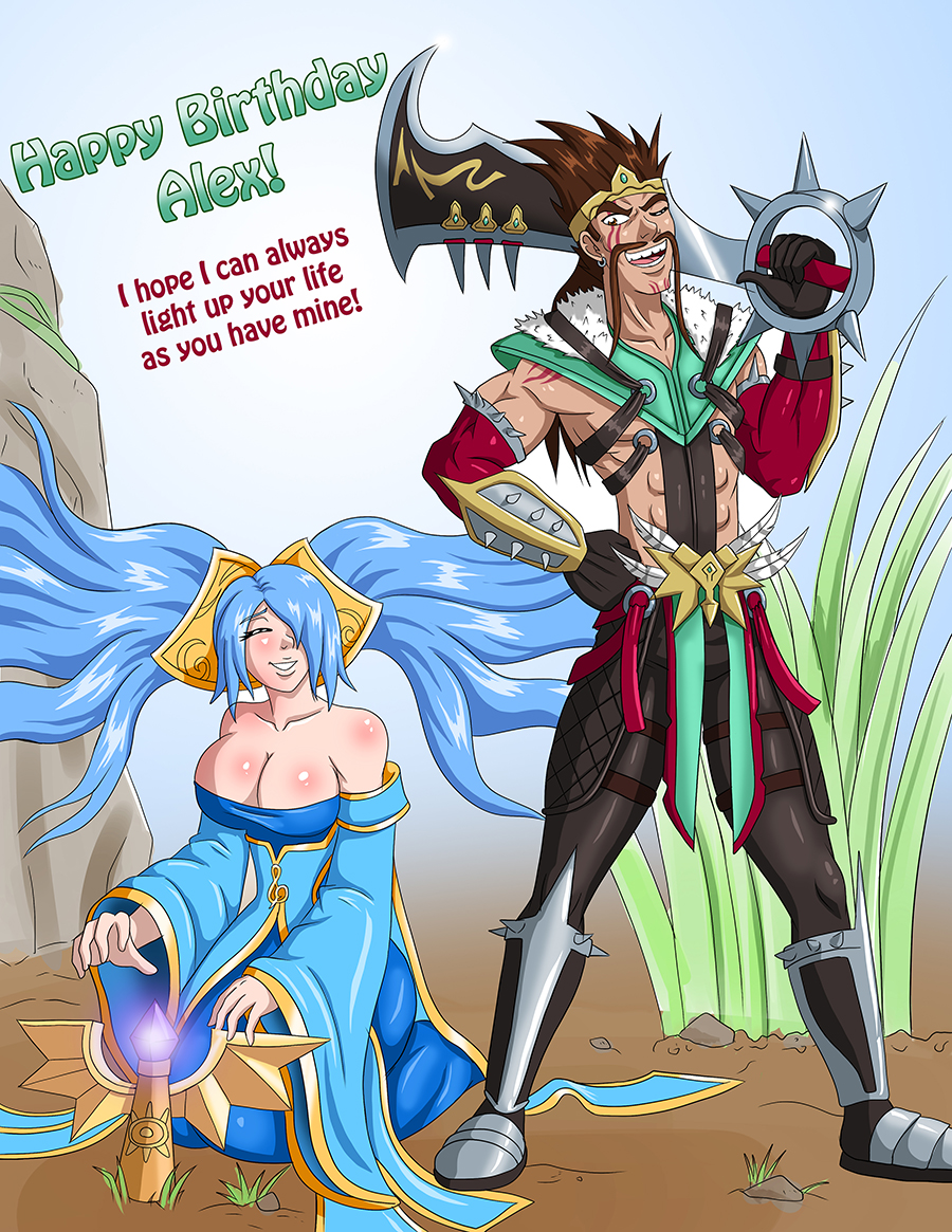 Birthday Commission: Sona and Draven