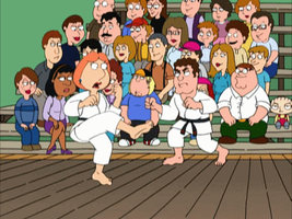 Lois Griffin -  Tae Jitsu fight