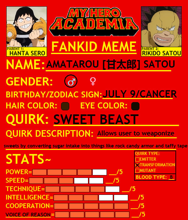 My Hero Academia Fankid Meme Sero X Satou By Twinkletoes 97 On Deviantart My Hero Academia Fankid Meme Sero X Satou By Twinkletoes 97 On Deviantart