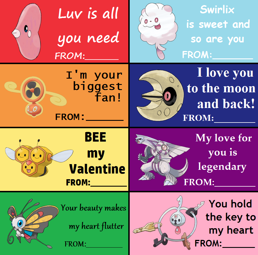 pokemon valentines cards meme Pokemon valentine cards: