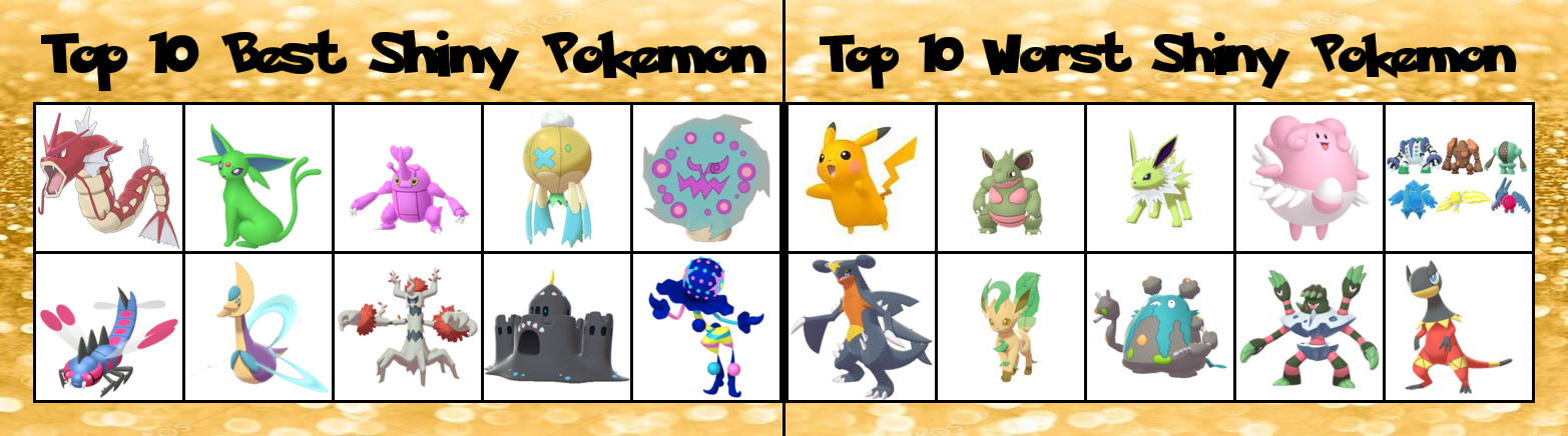 POKÉMON TOP 10! - Best PINK Shiny Pokémon! 