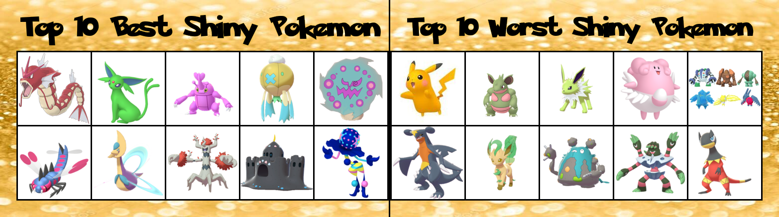 Top 10 Best-Looking Shiny Pokémon (Generation 2)