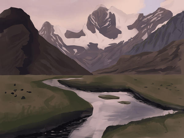 Color Study Landscape Color-Study-Landscape by ApocAlypsE007 on DeviantArt