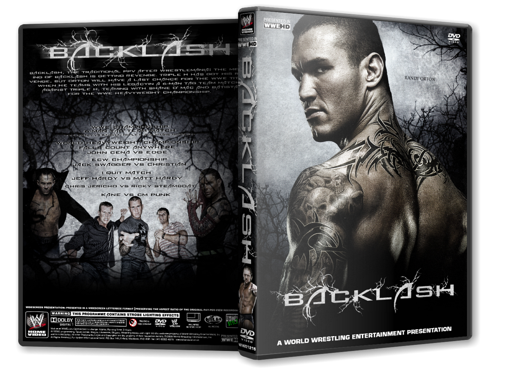 WWE Backlash 2009 DVD Cover by Mr-Damn on DeviantArt