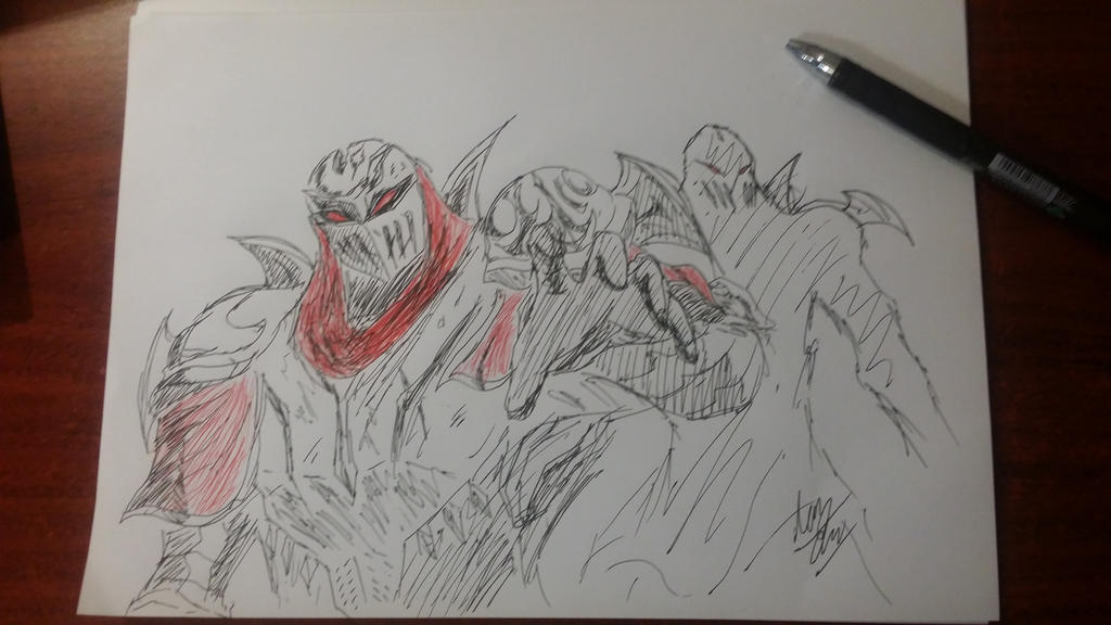 Zed Fanart by KouAce on DeviantArt