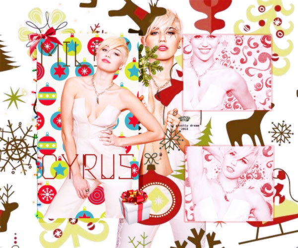 Miley Cyrus Christmas Theme