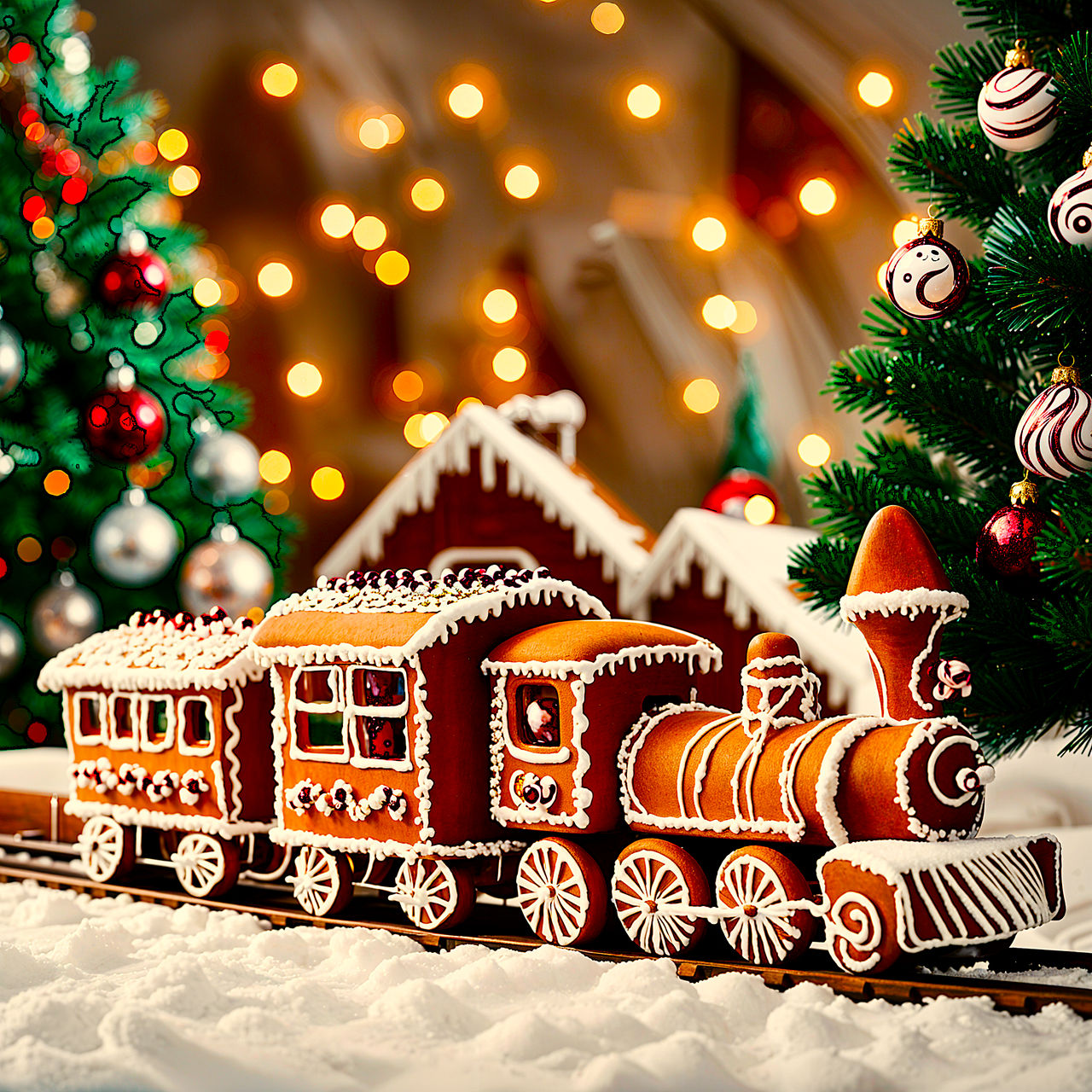 Gingerbread Train by ruthsynder on DeviantArt