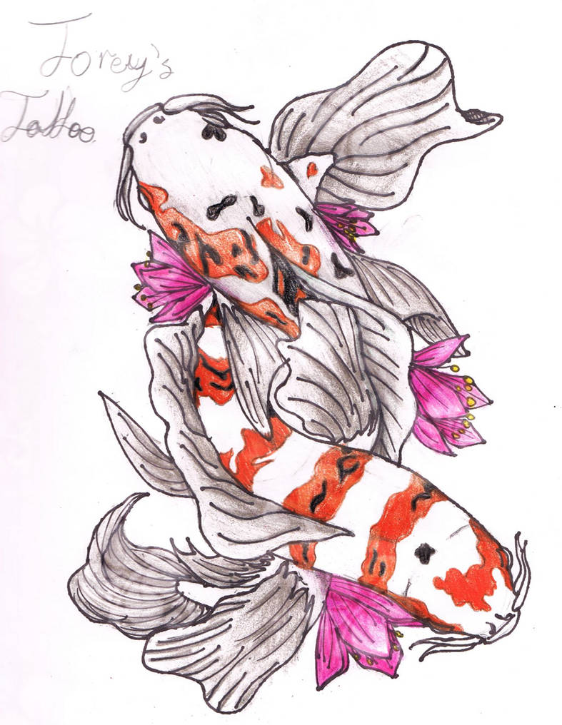 31+ Tattoo Koi Fish Drawing Pics