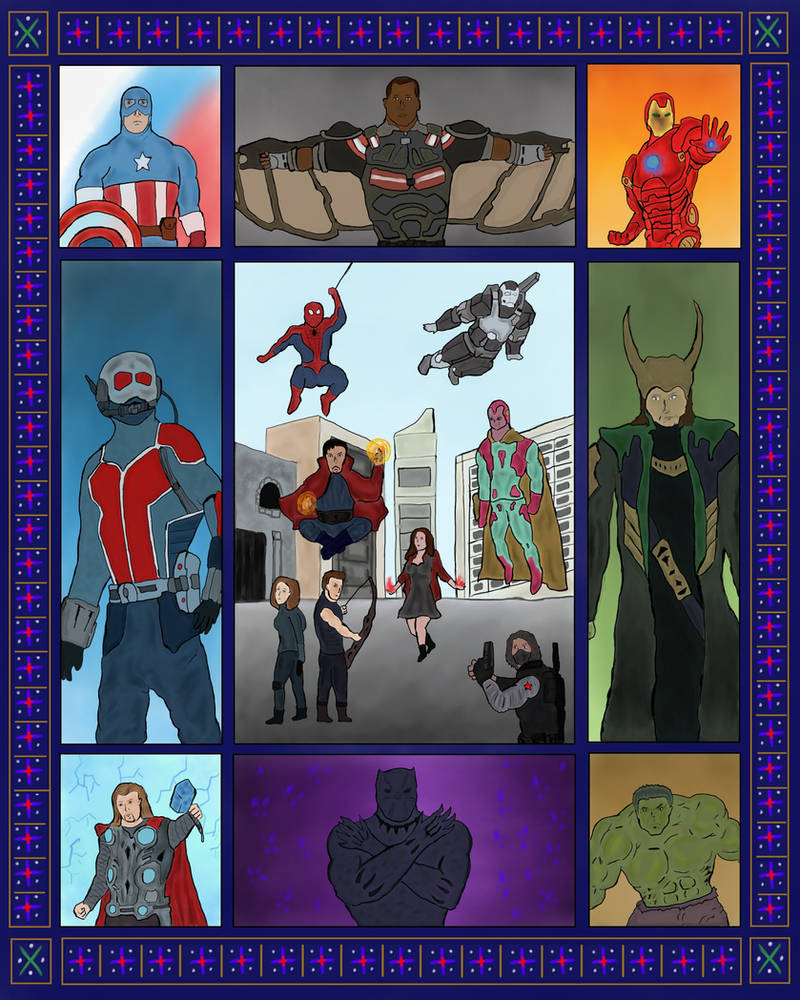 Marvel Textures Deviantart Marvelposter by Theredtiedevil on DeviantArt