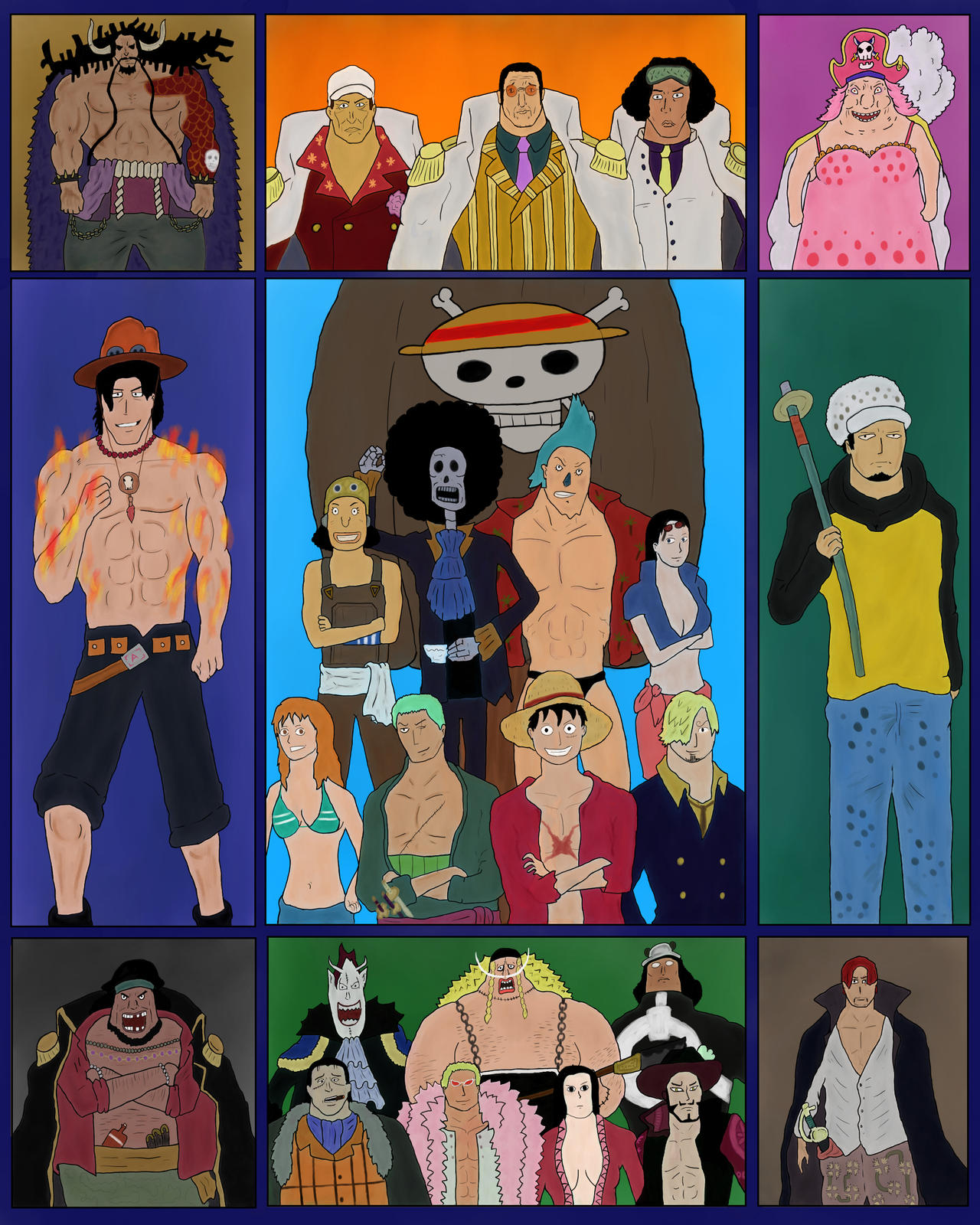 How to Make One Piece Fanart for Mobile & PC Wallpaper in 2024