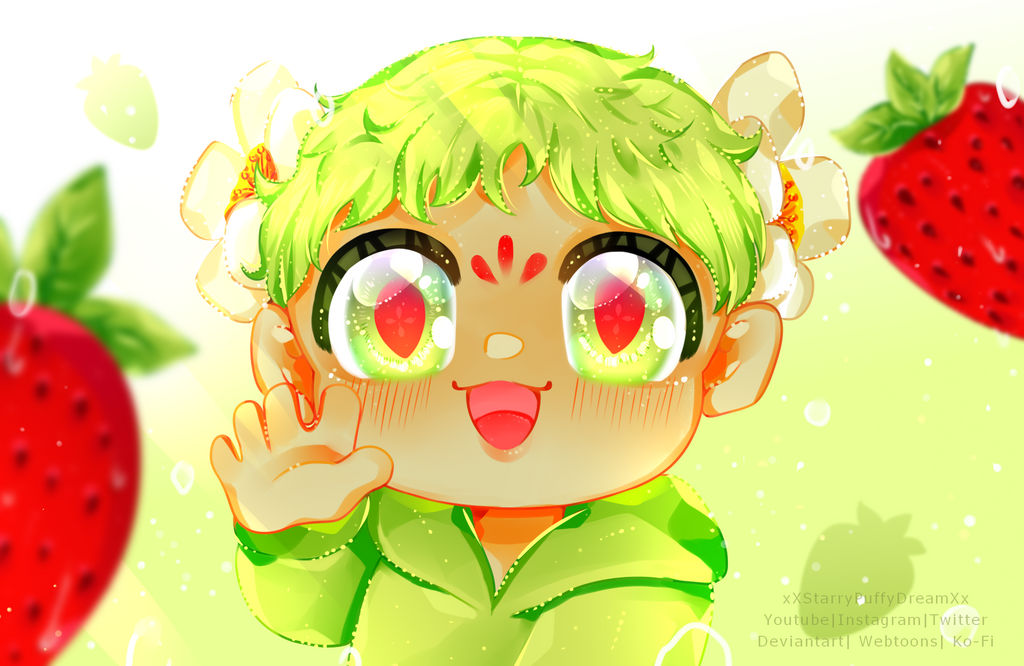 FRUIT SERIES | Berry the Strawberry by xXStarryPuffyDreamXx on DeviantArt