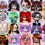 Whipped cream icons - Batch 9