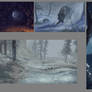 Ashes Of Ariandel color sketches