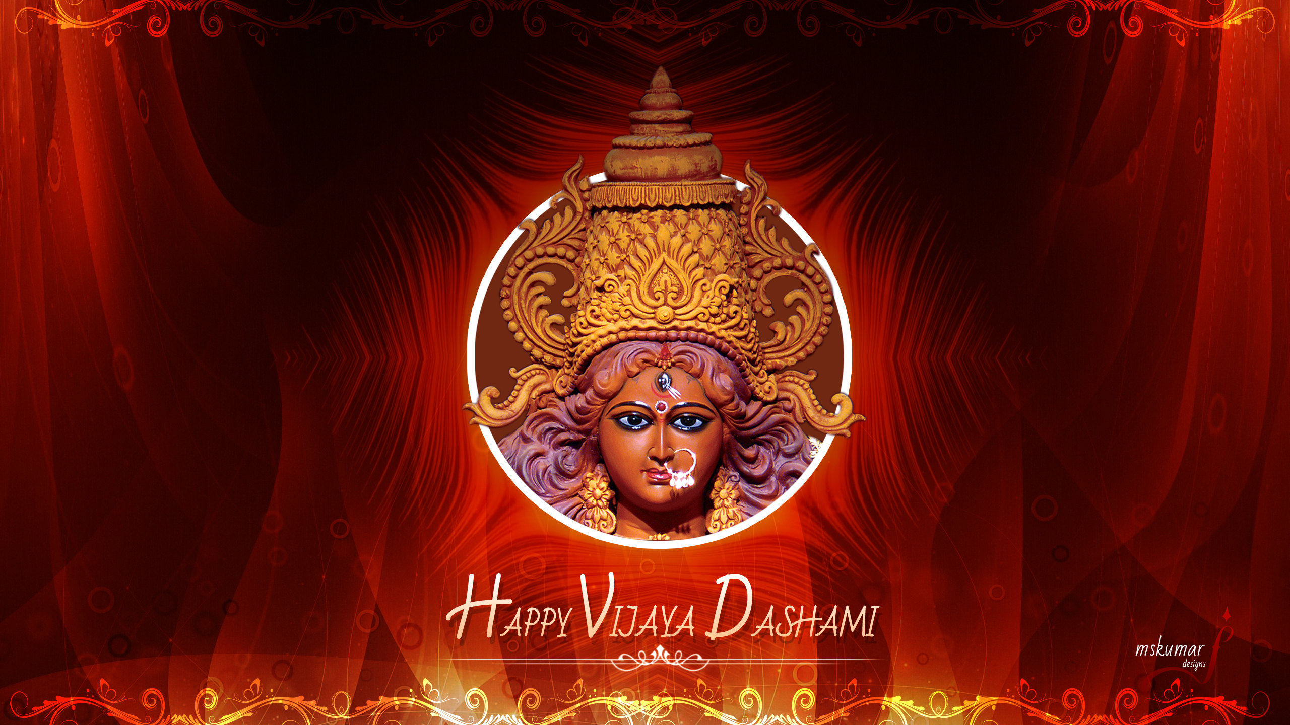 Happy Vijaya Dashami _ Wallpaper 2016